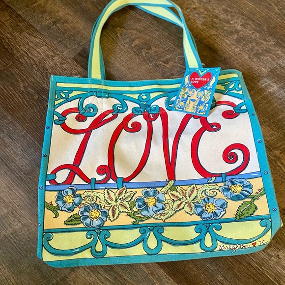 Brighten A Winter’s Love Tote Bag NWT - Picture 3 of 6